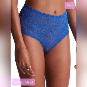 🔥NWT🔥OBO🔥 🔴 Aubade Women's Rosessence Highwaist Brief Blue Size Small